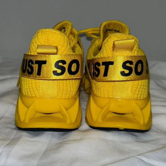 Just So So Women’s Athletic Sneakers Yellow/Black EU 36 Pittsburgh Sports Fans - Picture 5 of 10